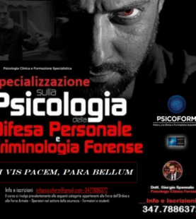 Corso in Psicologia della Difesa Personale e Criminologia Forense
