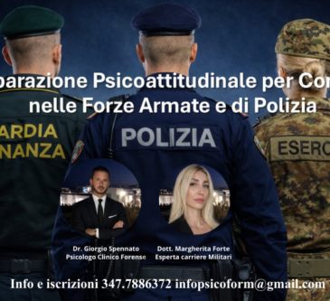 Preparazione Psicoattitudinale per Concorsi nelle Forze Armate e di Polizia