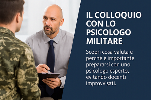 Il colloquio con lo psicologo militare