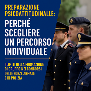 Preparazione psicoattitudinale individualizzata e personalizzata