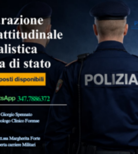 Corso di preparazione alle prove psicoattitudinali Polizia di Stato