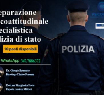 Corso di preparazione alle prove psicoattitudinali Polizia di Stato